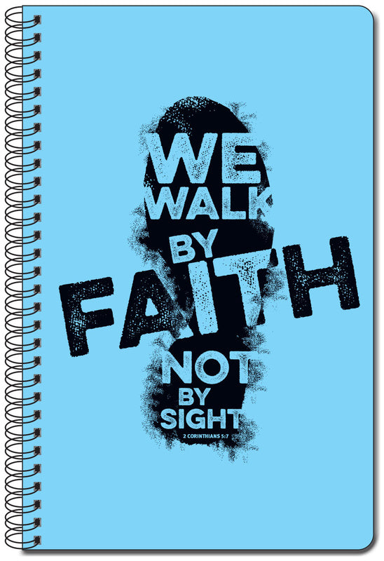 We Walk By Faith Blue