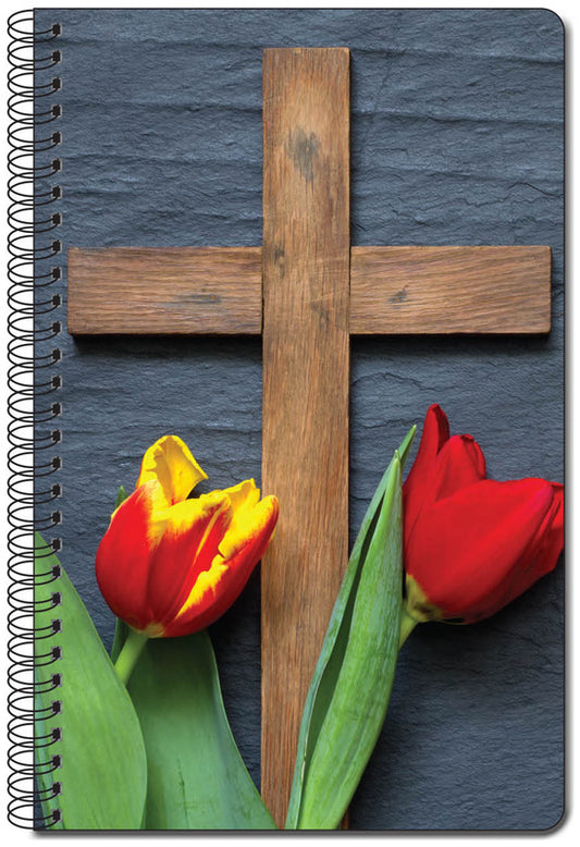 Cross with Tulips