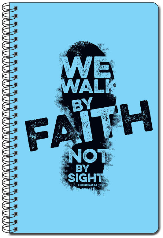 We Walk By Faith Blue